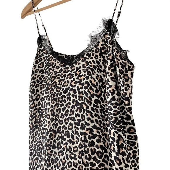 Anine Bing Silk Camisole In Leo - Picture 9 of 13